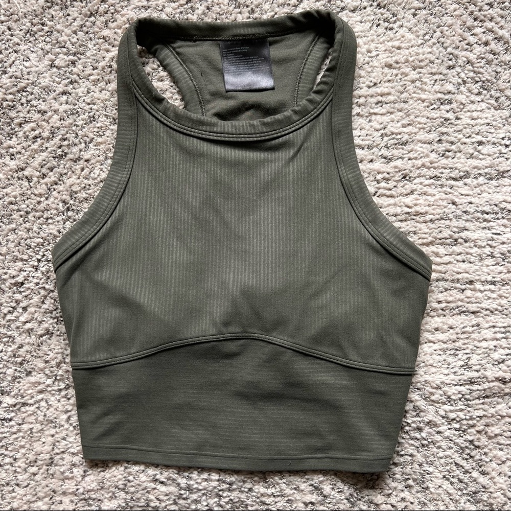 Lululemon Blissful Blend Tank Top * Army Green 6
